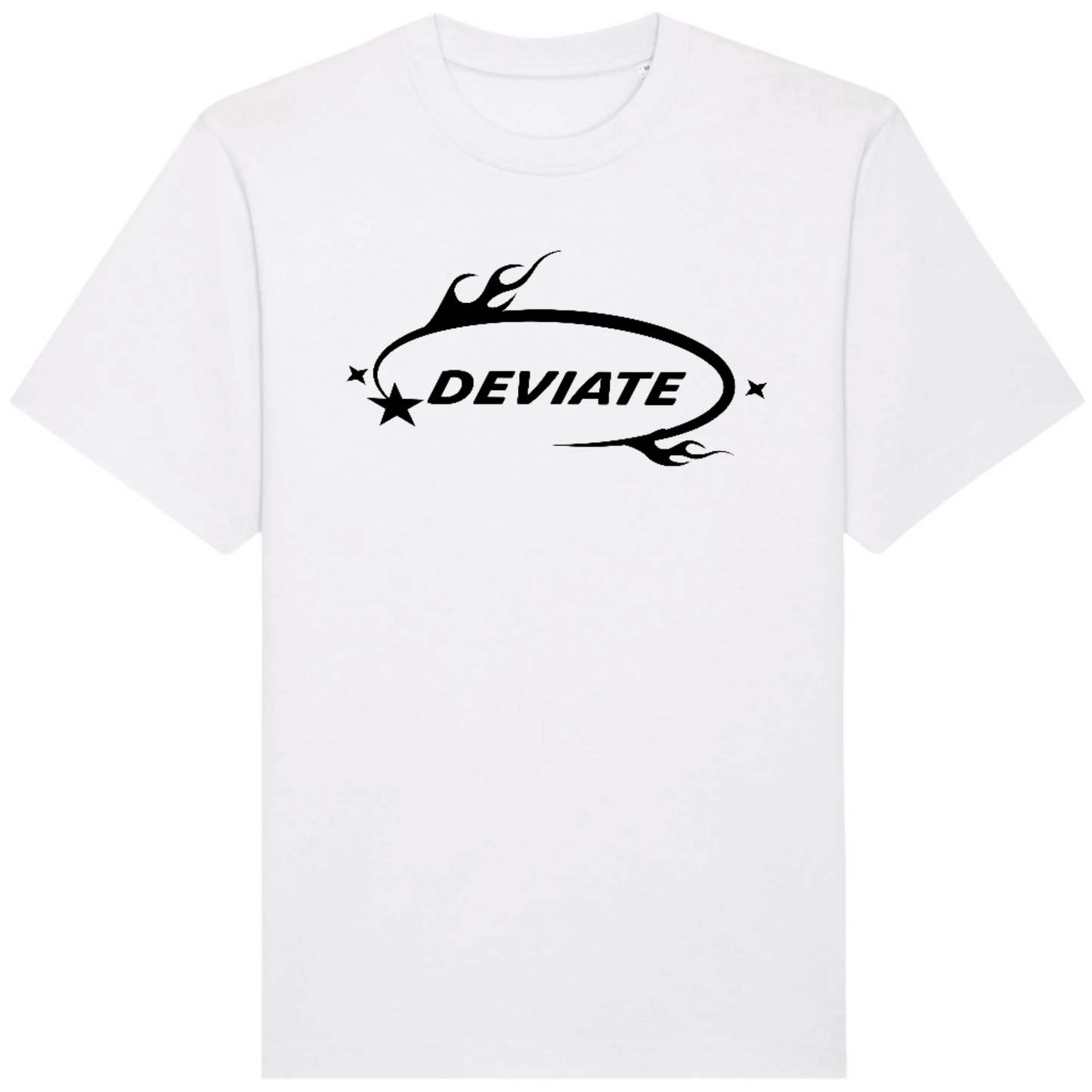 DEVIATE OVAL LOGO TEE - WHITE