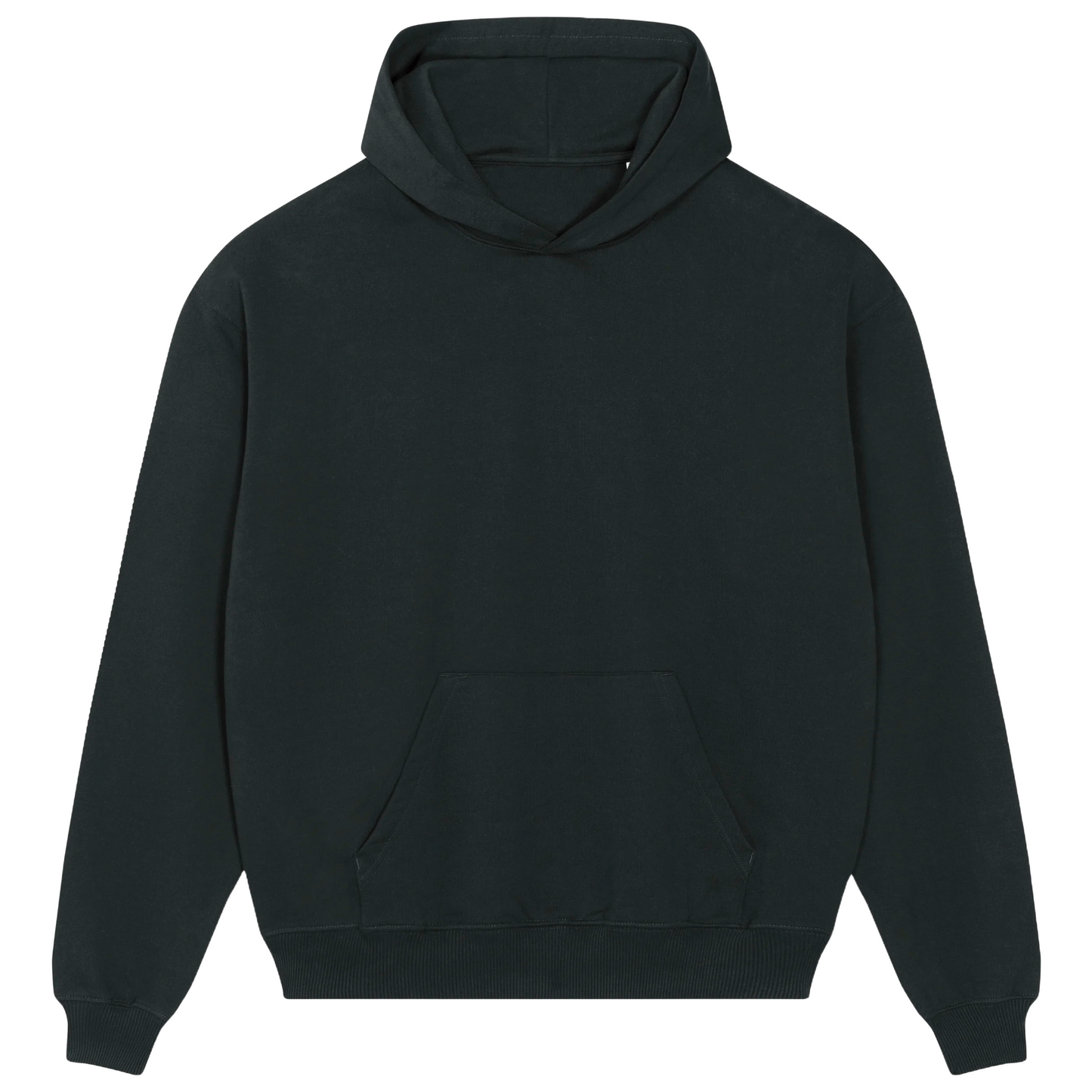 BLANK BLACK HOODIE